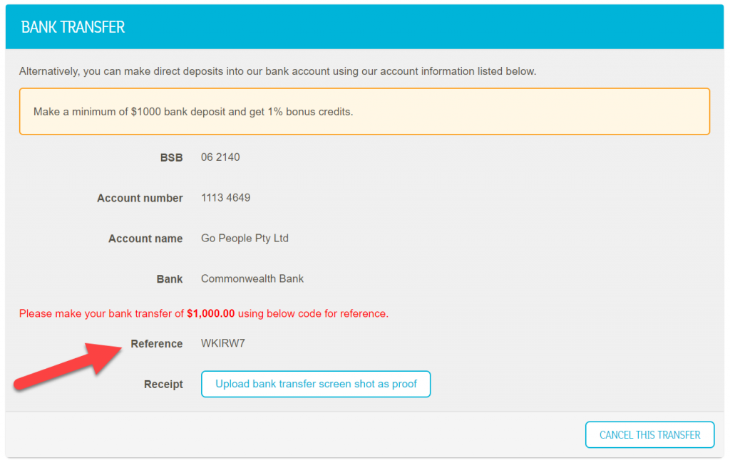 How To Make A Bank Transfer Go People